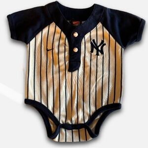 New York Yankees baby onesie